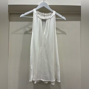 ALC - White Satin Sleeveless Top - Size 8
